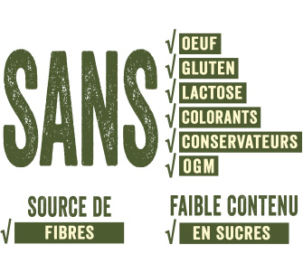 Sans conservateurs, sans colorants