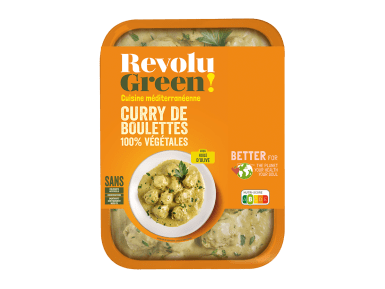 Curry de Boulettes 100% Végétales